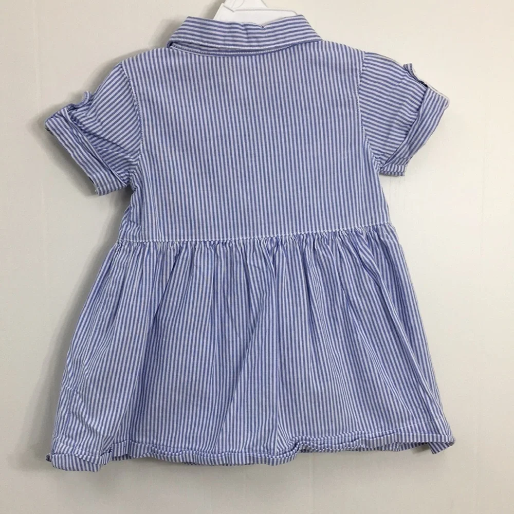 Carters Girls Blue and Green Summer Outfits Bundle of 5 Size 6 mo EXCELLENT